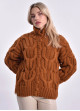 Geflochtene Strickjacke