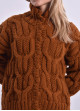 Geflochtene Strickjacke