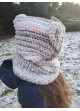 Gestrickte Kinder-Balaclava mit Öhrchen M